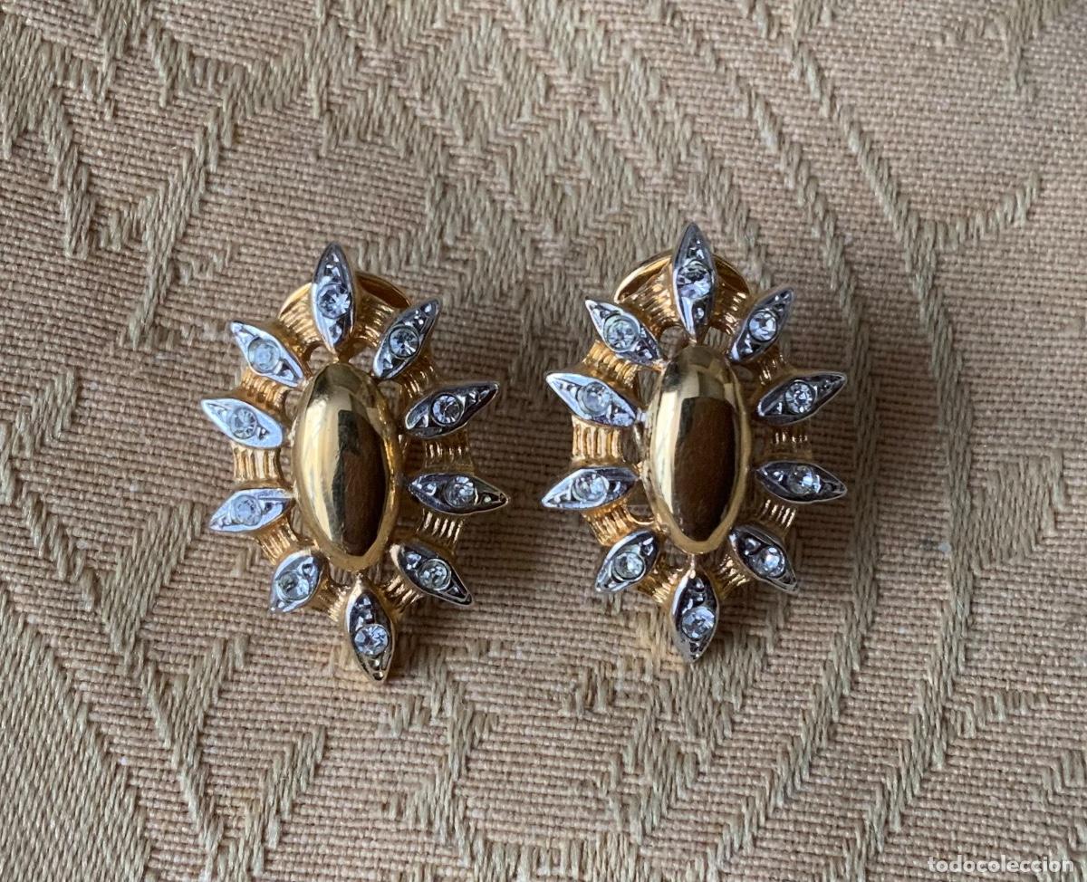 Vintage: PENDIENTES VINTAGE SOL - Foto 2