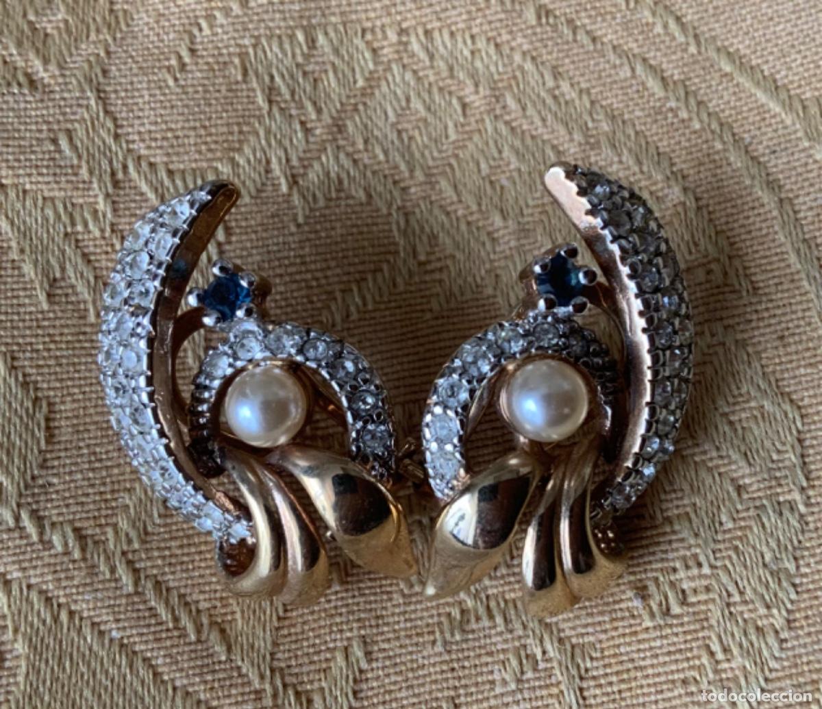 Vintage: PENDIENTES VINTAGE DE PEDRER&Iacute;A - Foto 2