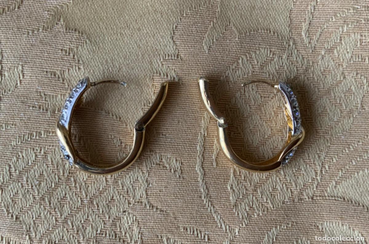 Vintage: PENDIENTES VINTAGE ARO OVAL - Foto 4
