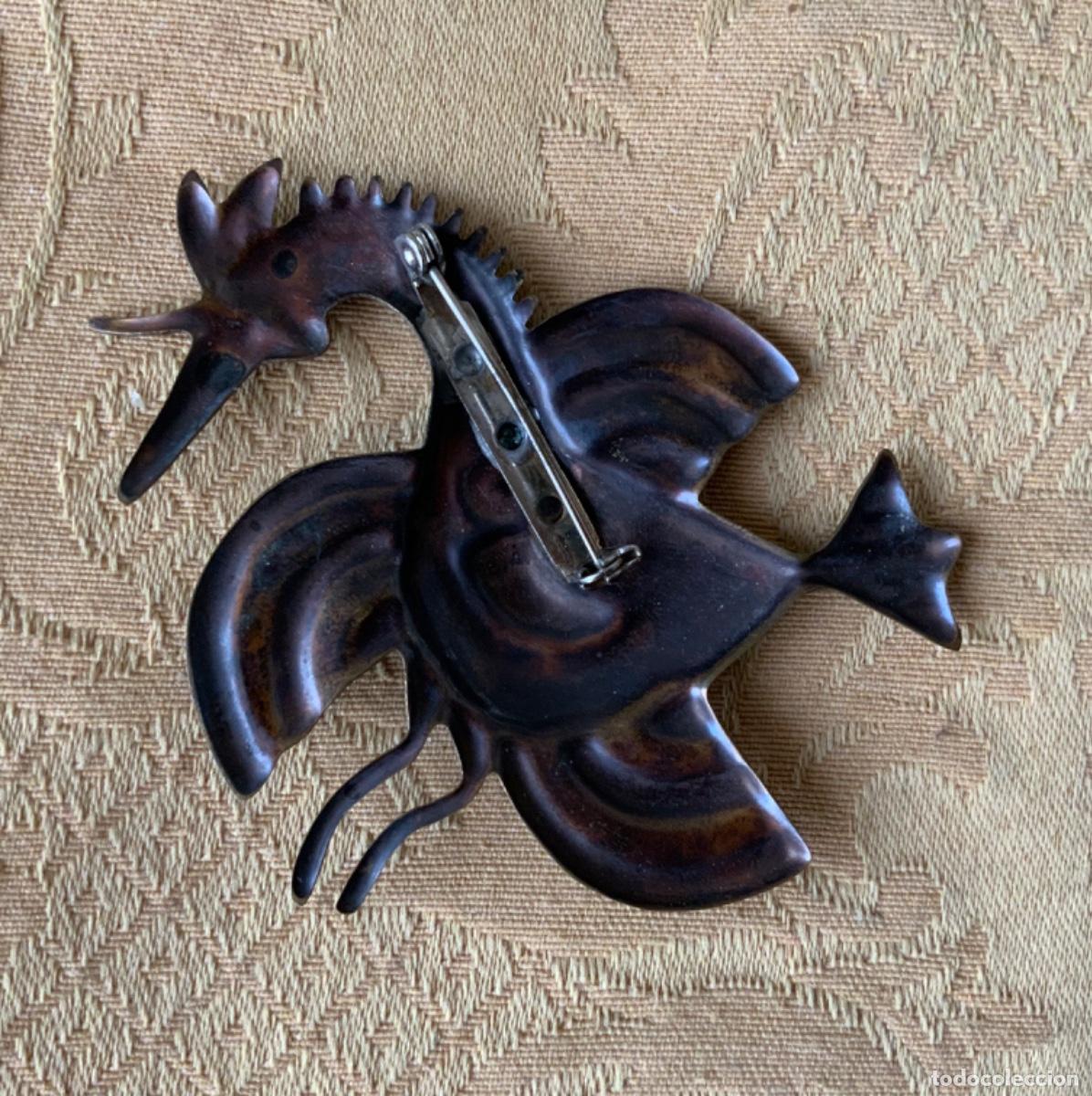 Vintage: BROCHE DRAGON DORADO ENVEJECIDO - Foto 3