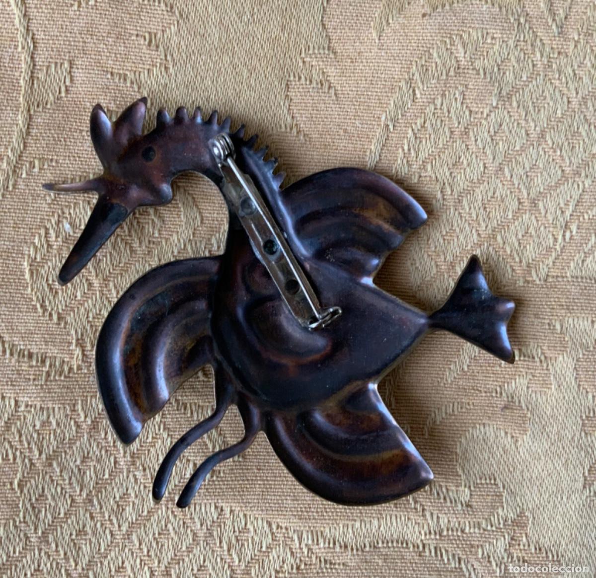 Vintage: BROCHE DRAGON DORADO ENVEJECIDO - Foto 5
