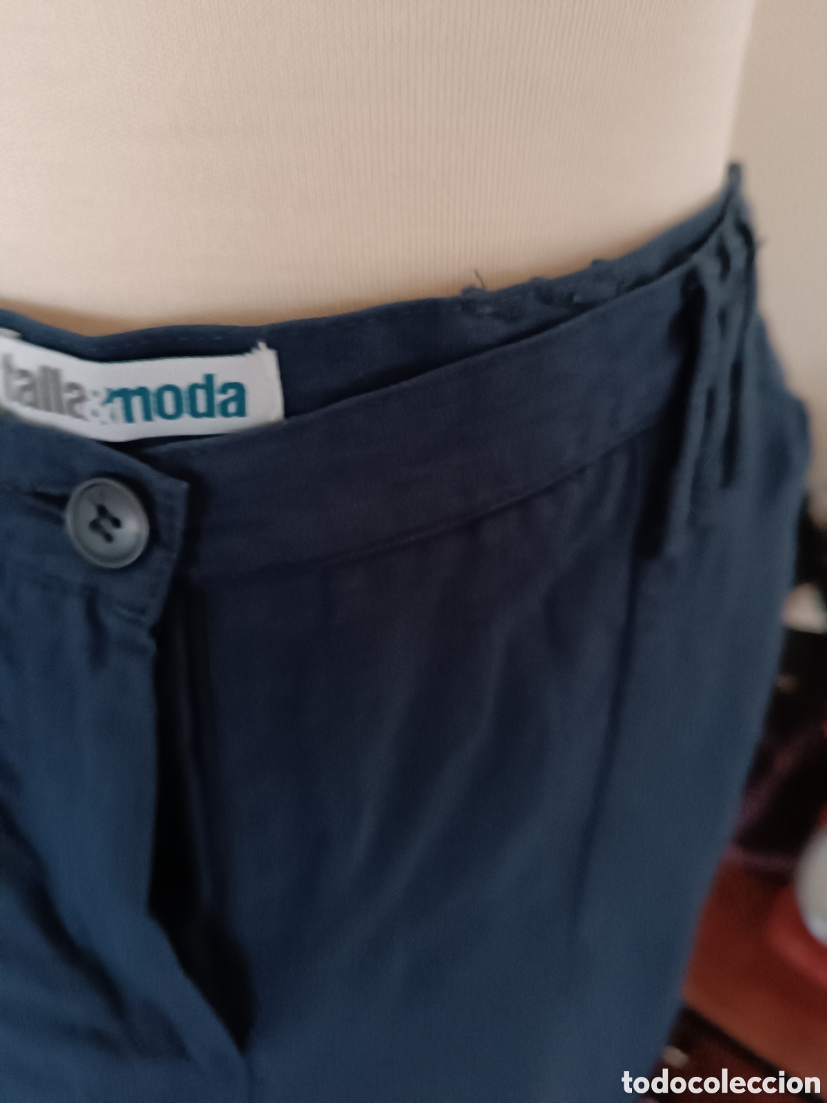 Vintage: Pantal&oacute;n azul - Foto 3