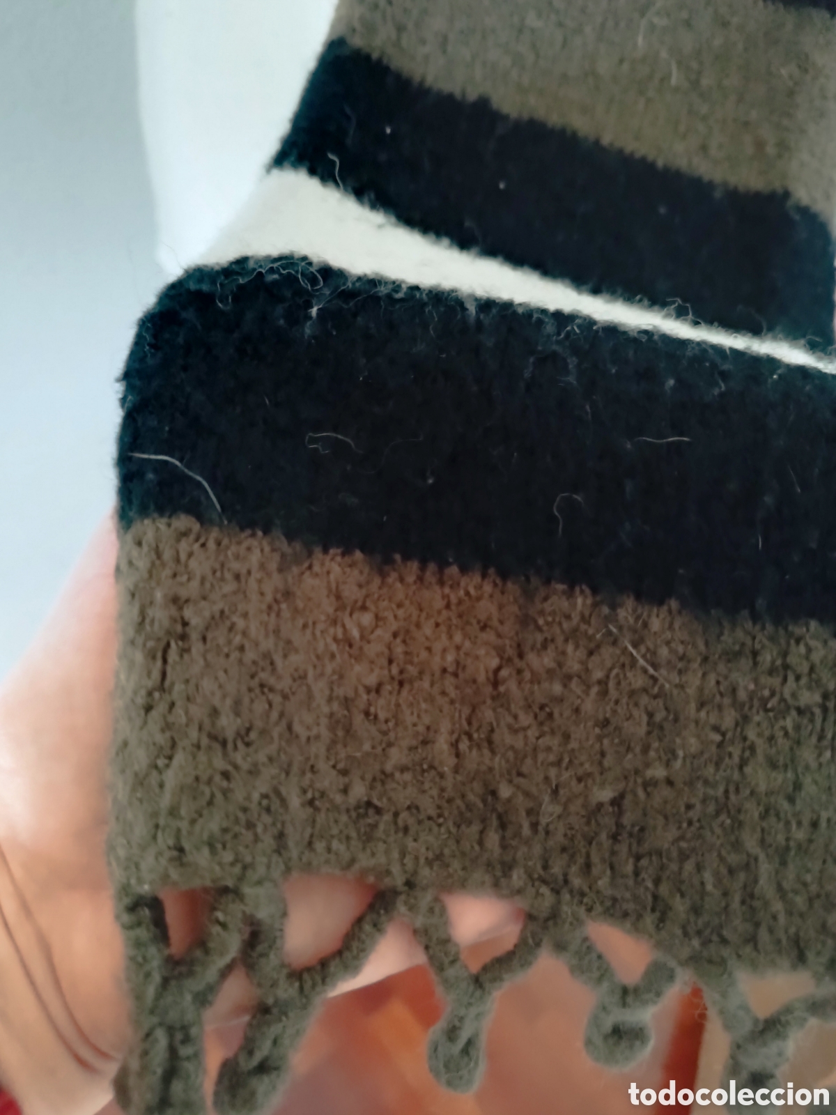 Vintage: Gorro y bufanda bicolor - Foto 2