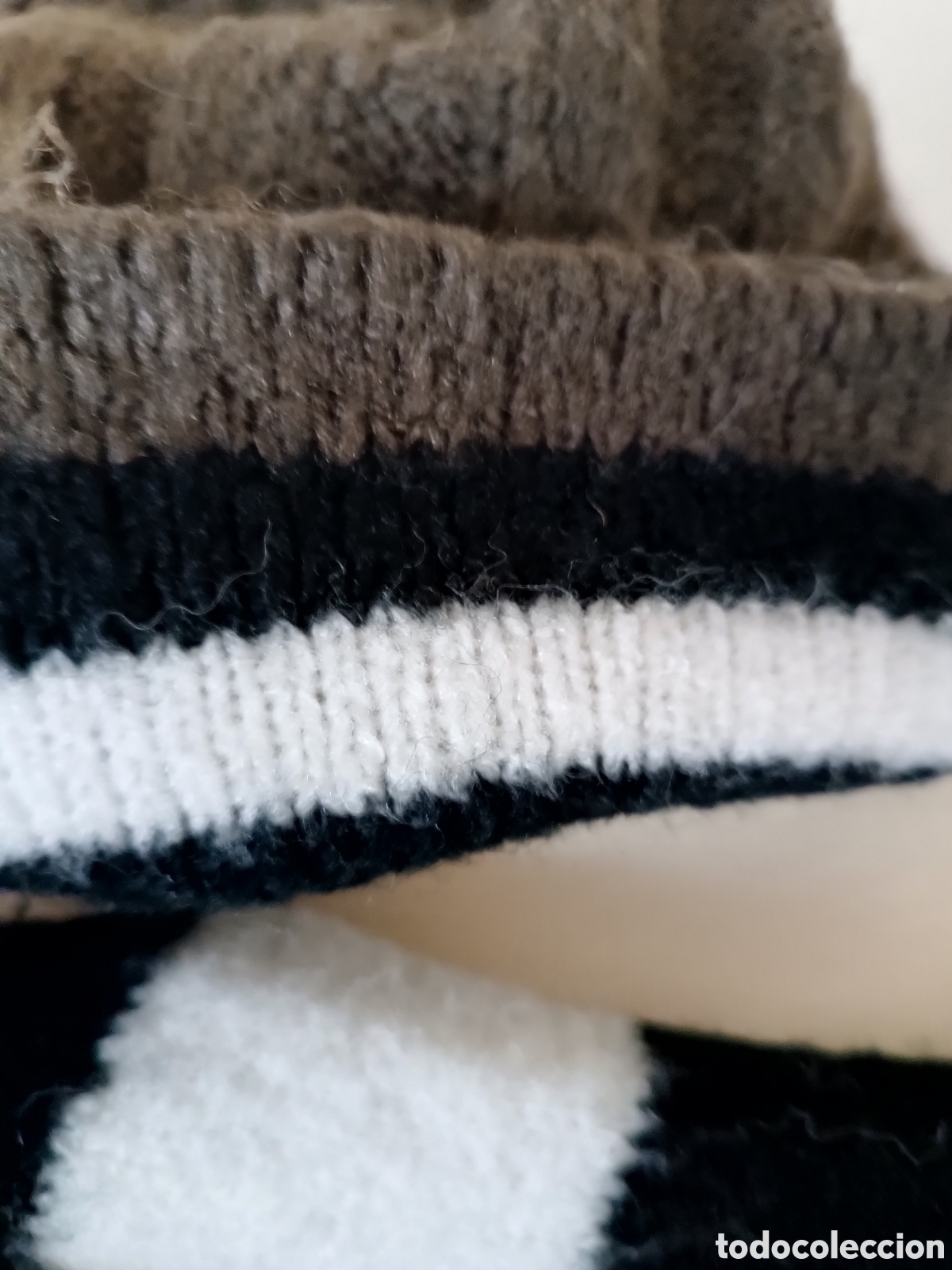 Vintage: Gorro y bufanda bicolor - Foto 3