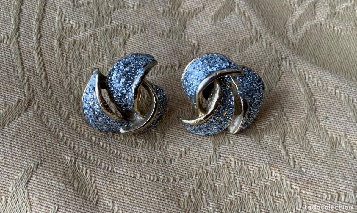 Vintage: PENDIENTES VINTAGE CIERRE PINCHO - Foto 3