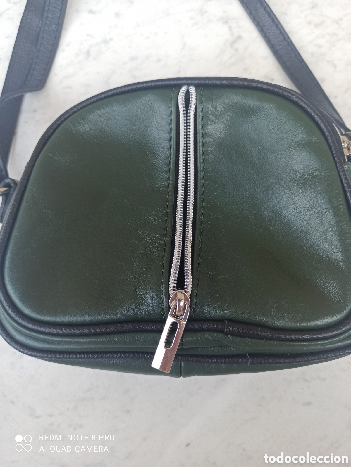 Vintage: Bolso de piel genuina - Foto 8