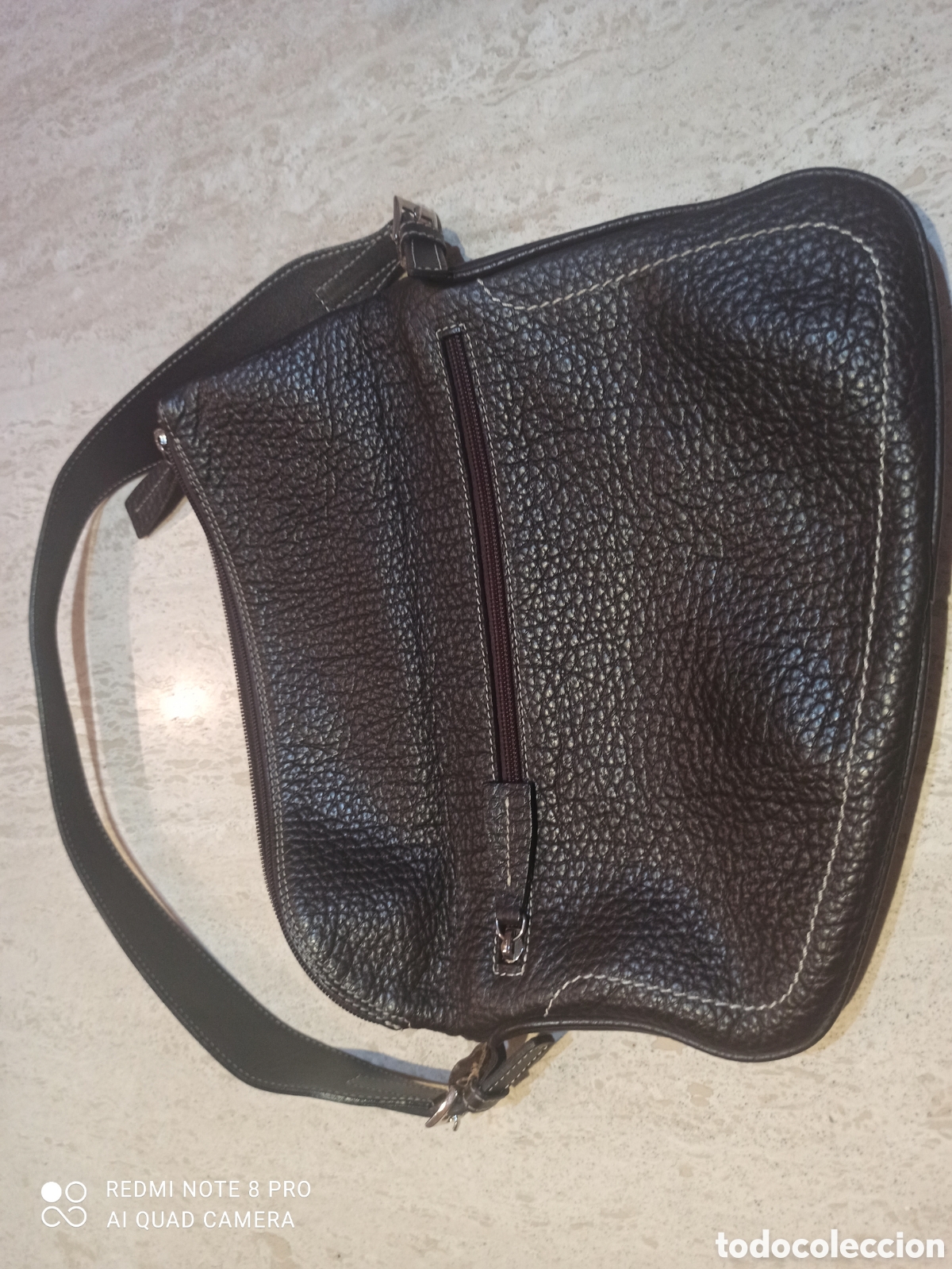 Vintage: Bolso de piel muy original - Foto 5
