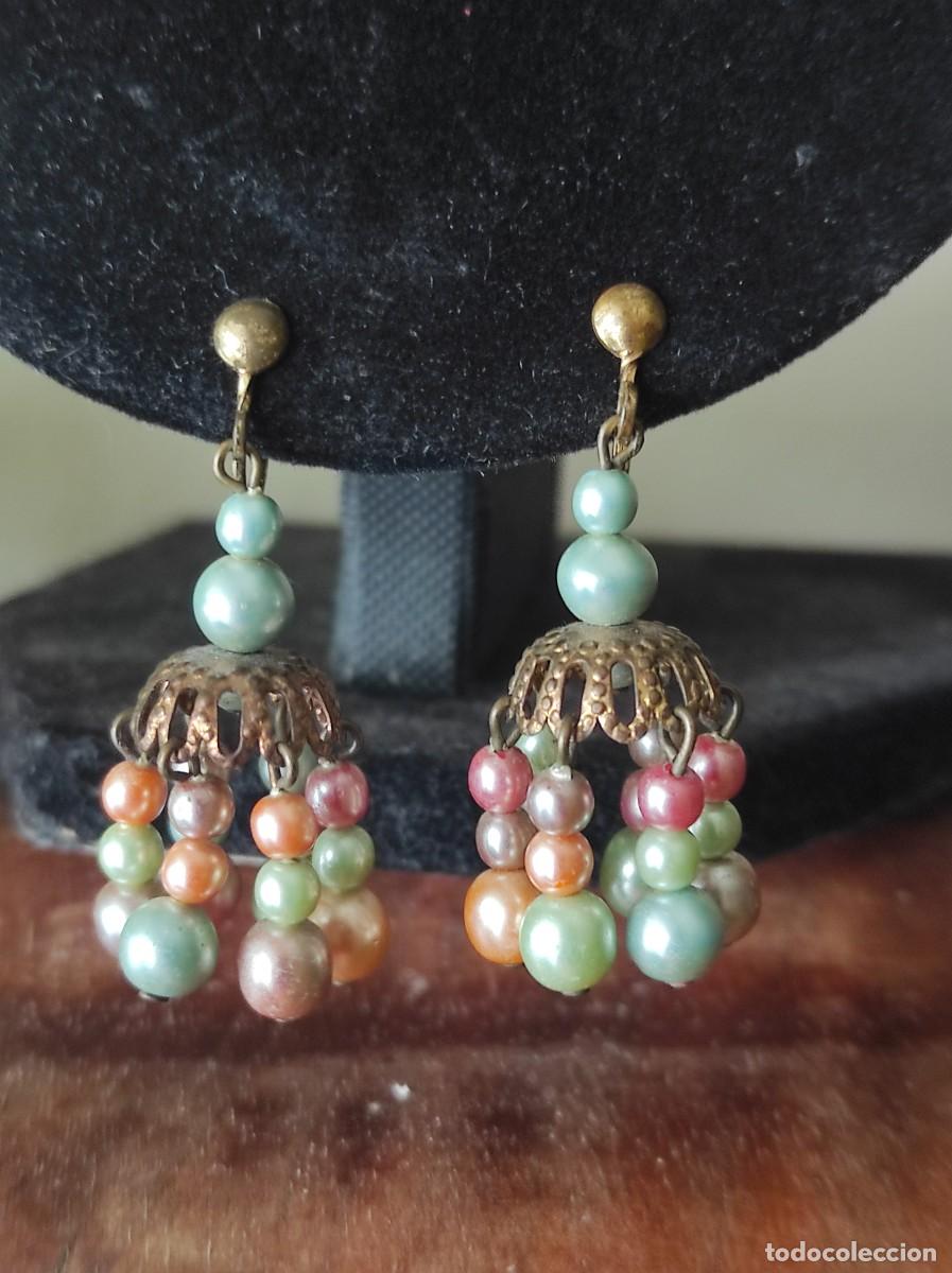 Vintage: Pendientes antiguos a&ntilde;os 50s - Foto 1