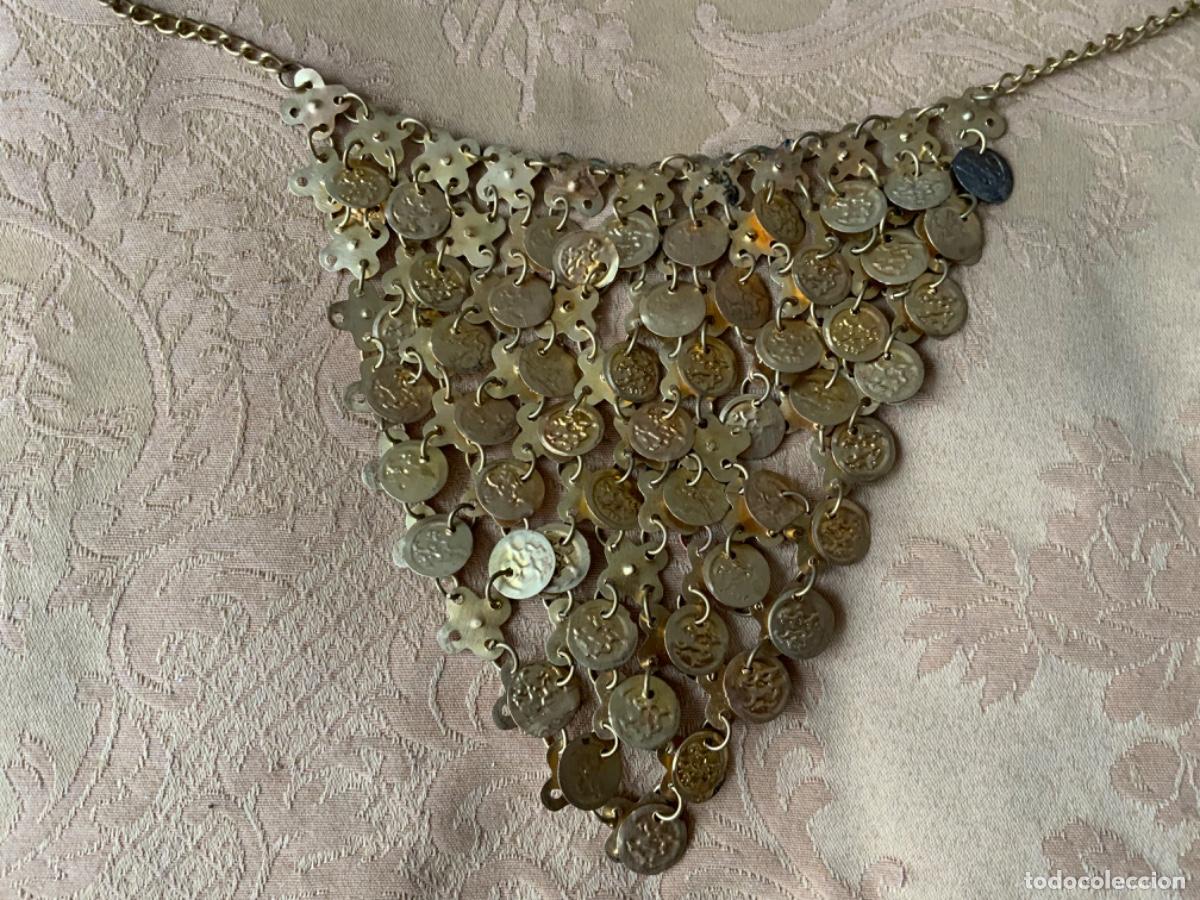 Vintage: COLLAR ARABE DE MONEDAS - Foto 2
