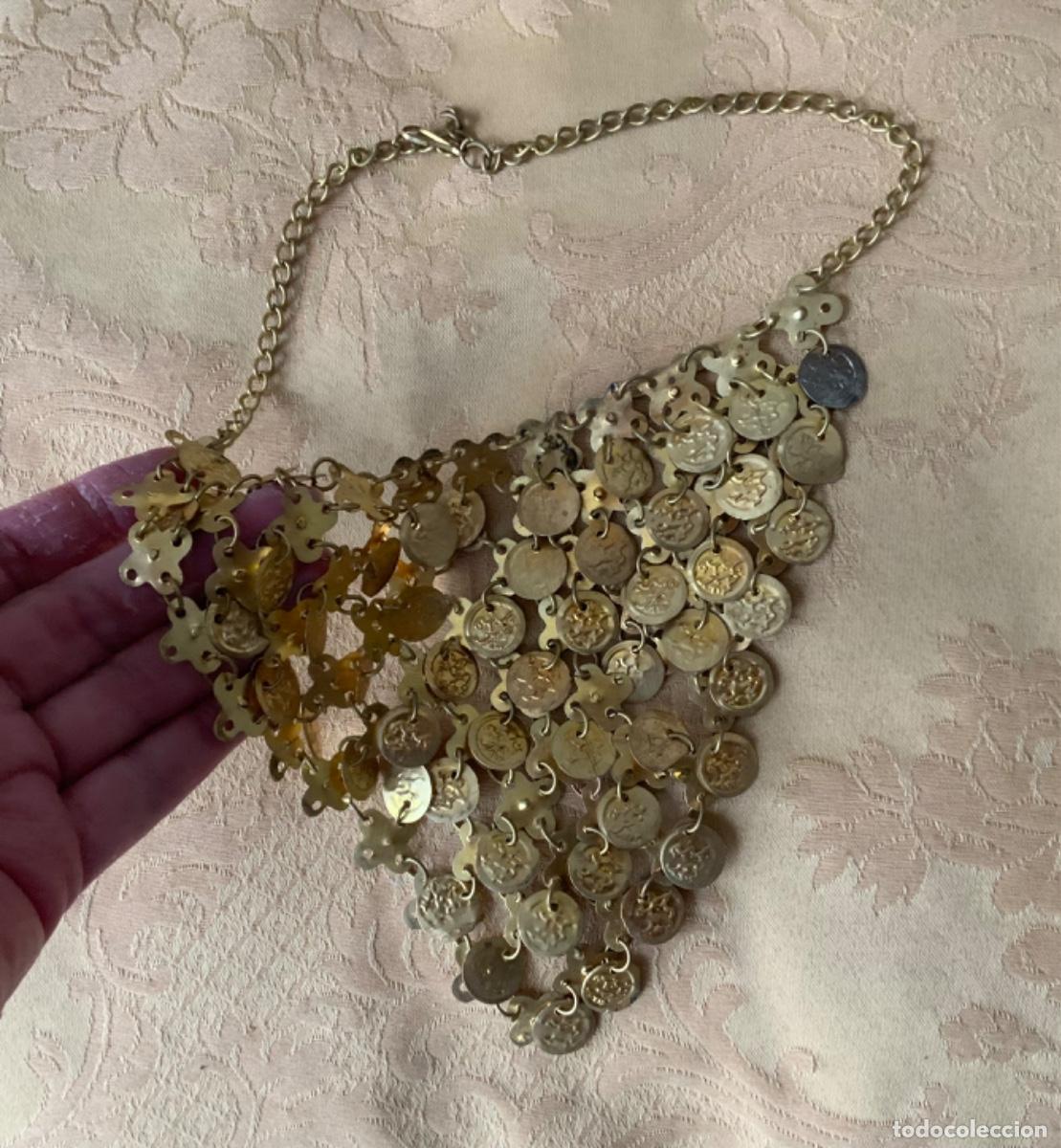 Vintage: COLLAR ARABE DE MONEDAS - Foto 3