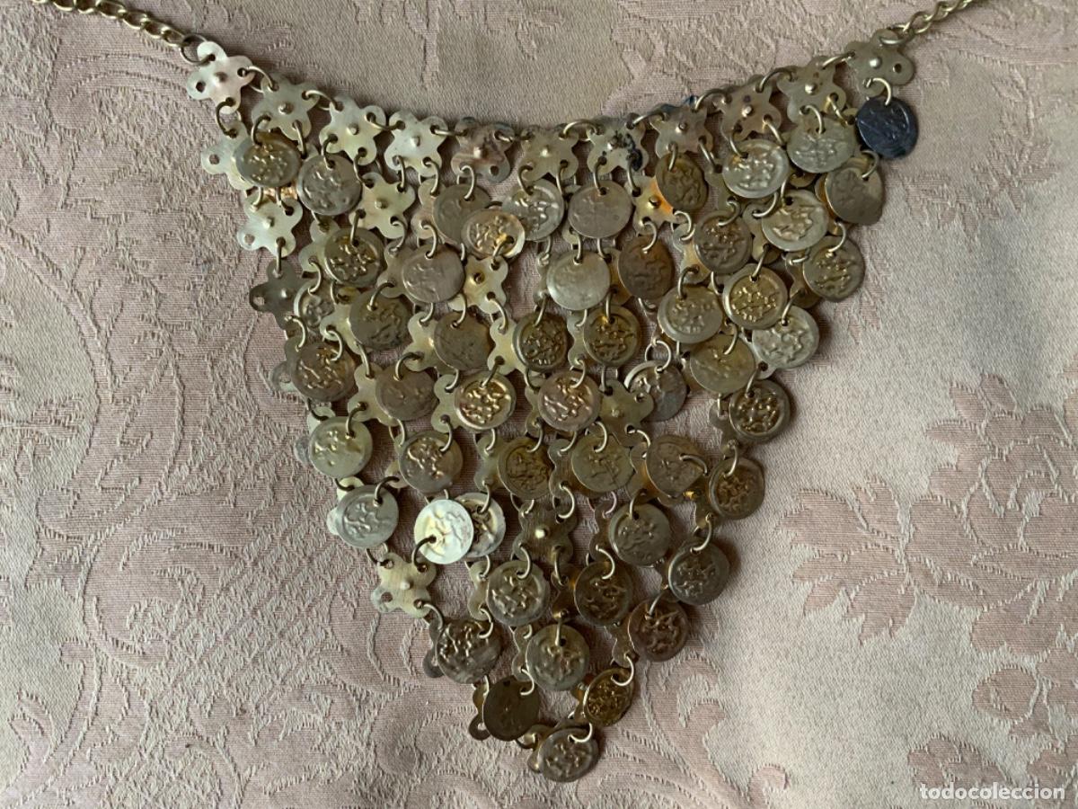 Vintage: COLLAR ARABE DE MONEDAS - Foto 5