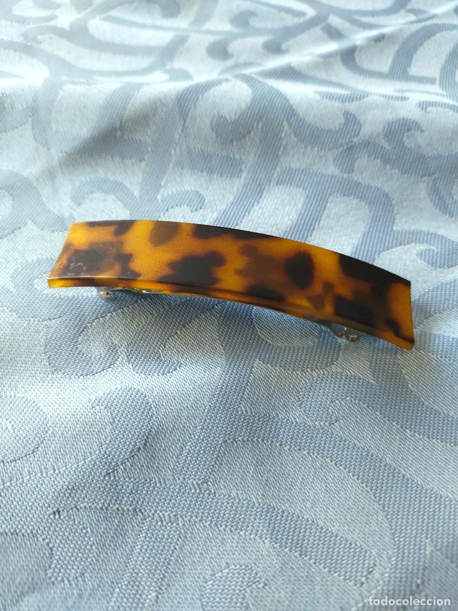 Vintage: Pasador de pelo de de pvc ,leopardo. - Foto 1