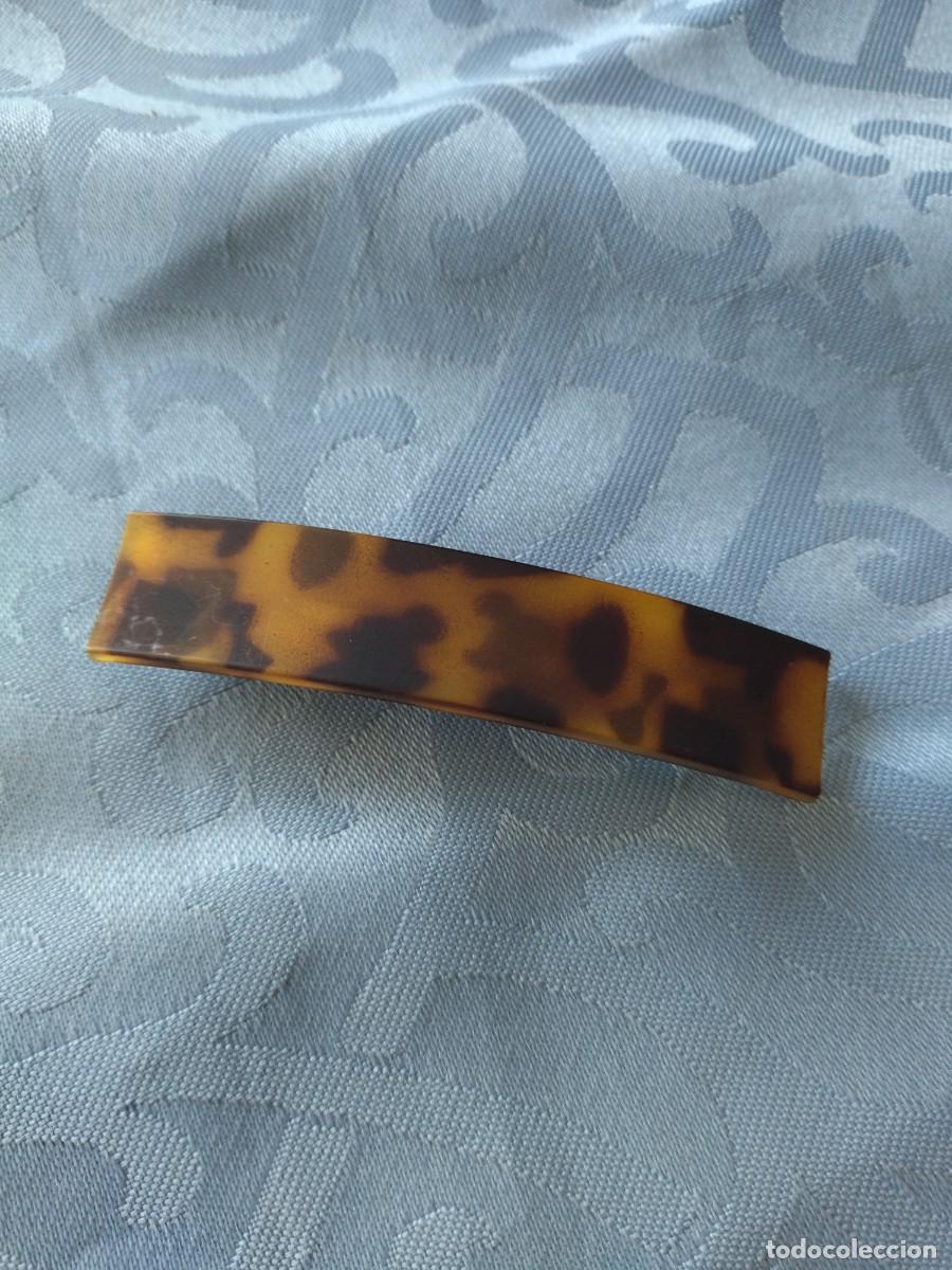 Vintage: Pasador de pelo de de pvc ,leopardo. - Foto 2