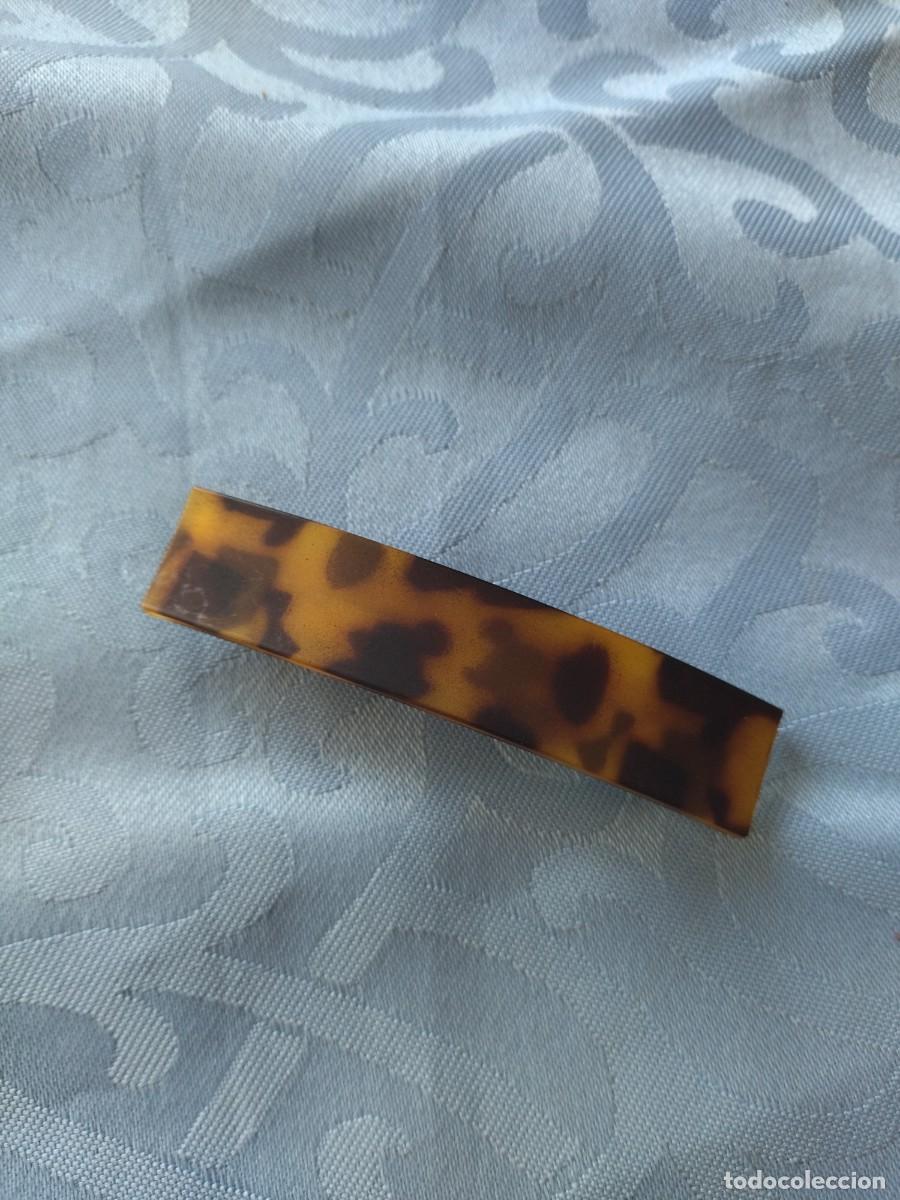 Vintage: Pasador de pelo de de pvc ,leopardo. - Foto 3