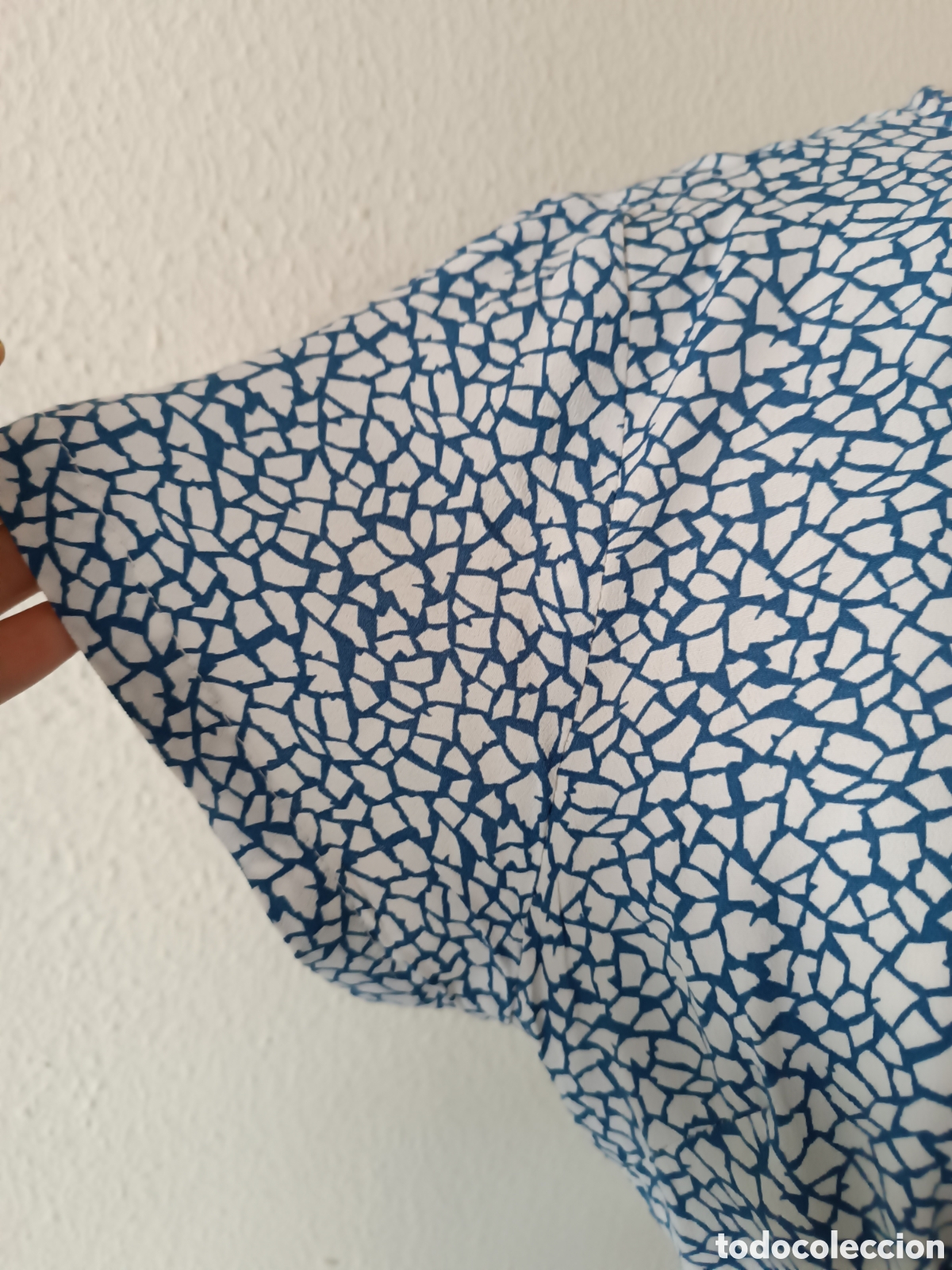 Vintage: Vestido de verano, azul y blanco - Foto 7