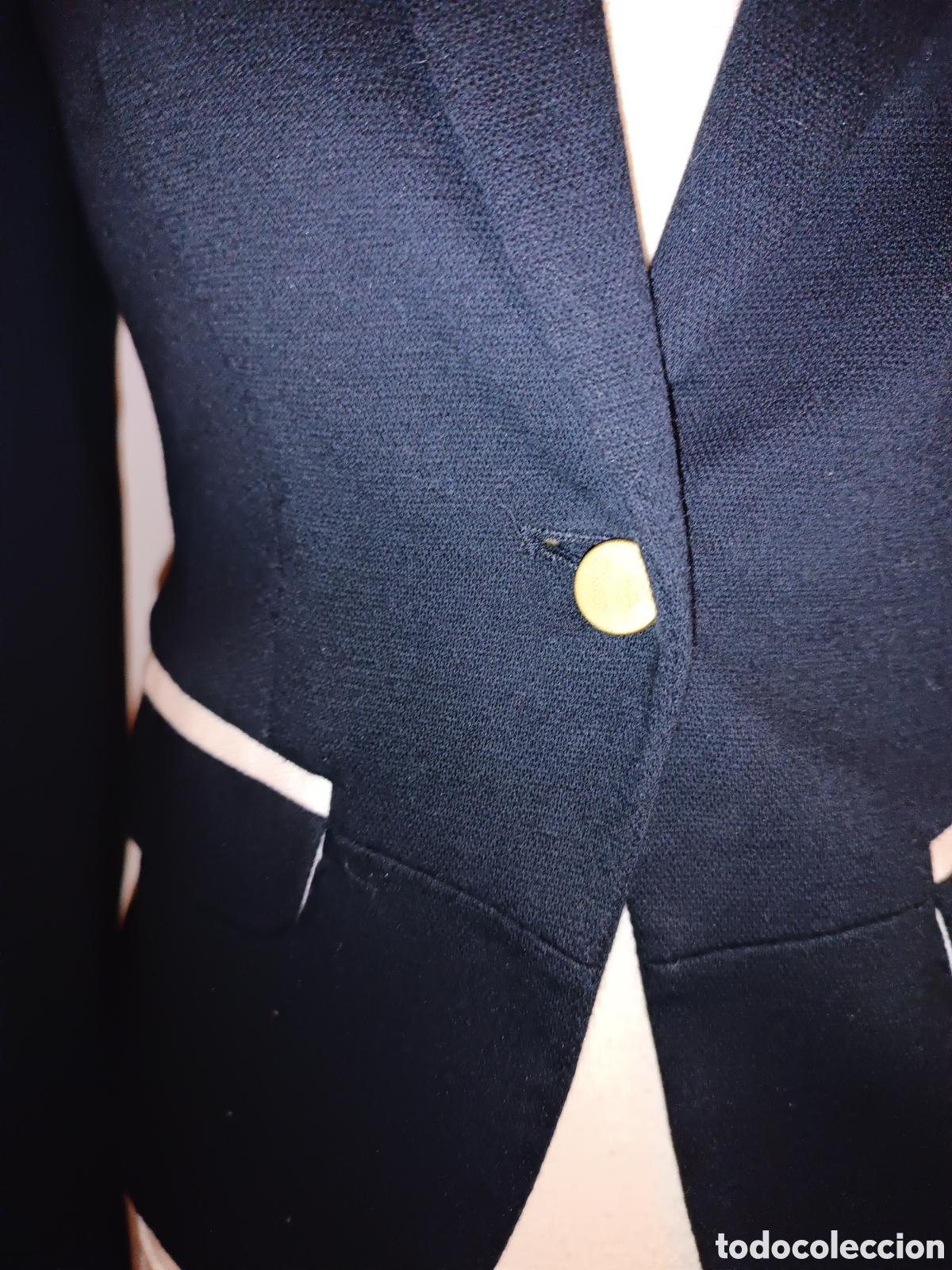 Vintage: Chaqueta negra y blanca - Foto 2