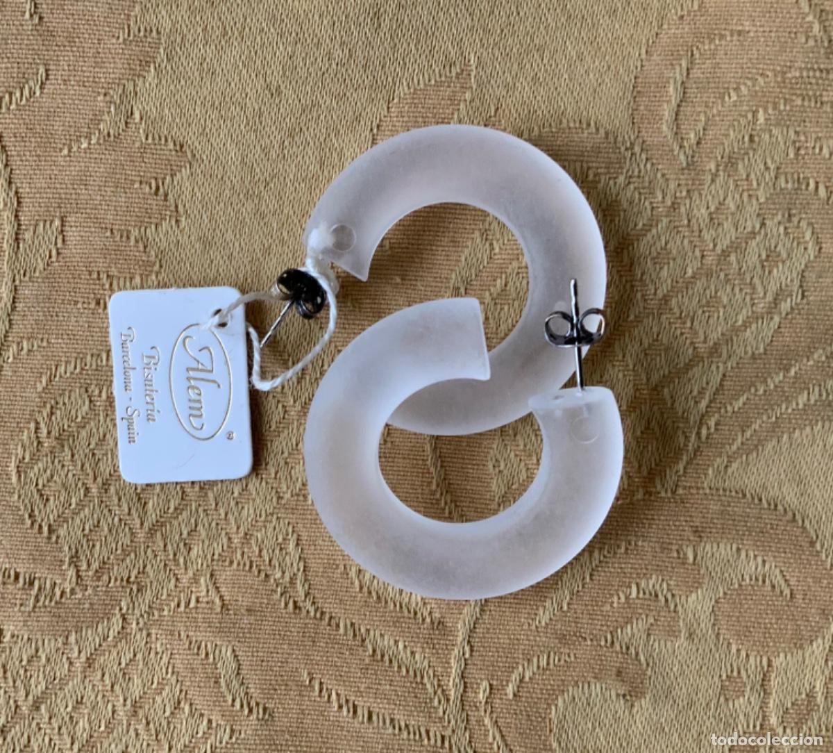 Vintage: PENDIENTES METACRILATO A&Ntilde;OS 80 - Foto 4
