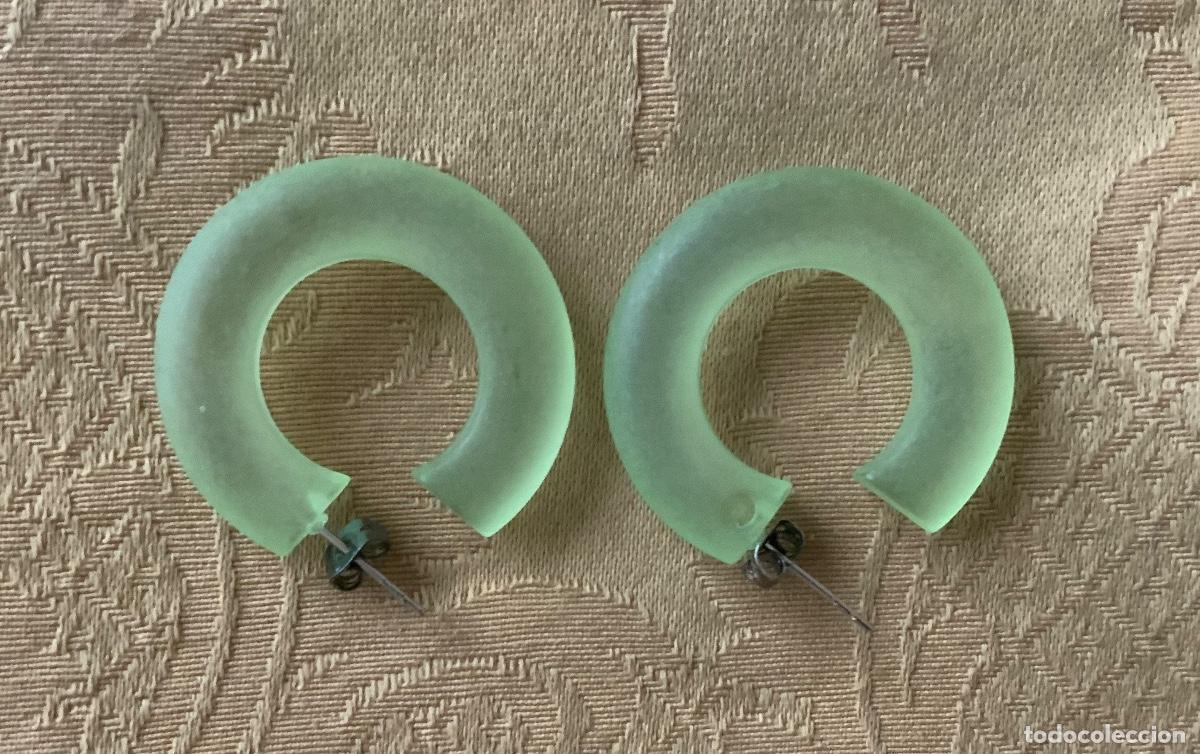 Vintage: PENDIENTES METACRILATO A&Ntilde;OS 80 - Foto 2