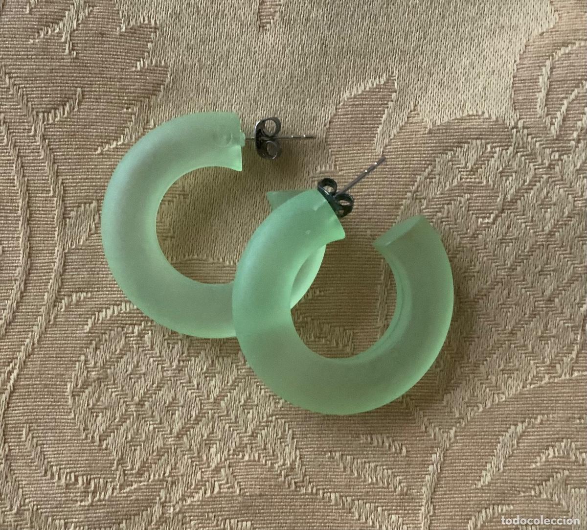 Vintage: PENDIENTES METACRILATO A&Ntilde;OS 80 - Foto 4