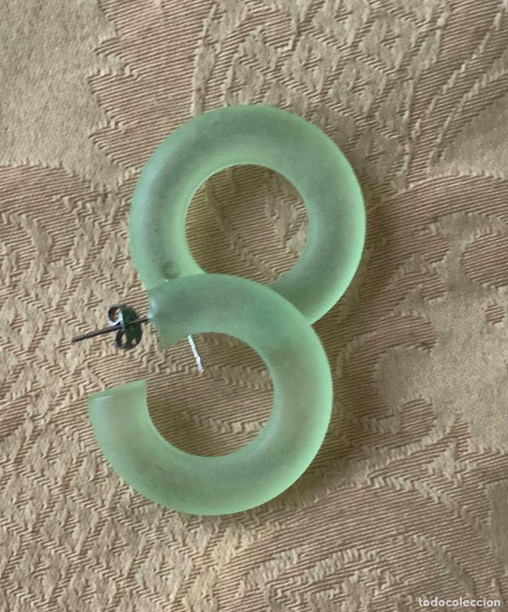 Vintage: PENDIENTES METACRILATO A&Ntilde;OS 80 - Foto 5