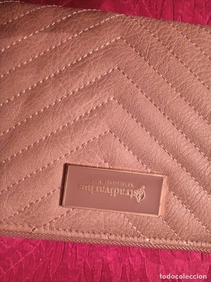 Vintage: Cartera de mano monedero beige vintage rectangular billetera - Foto 3