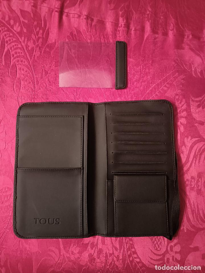 Vintage: Cartera de mano monedero negro vintage rectangular billetera TOUS - Foto 6
