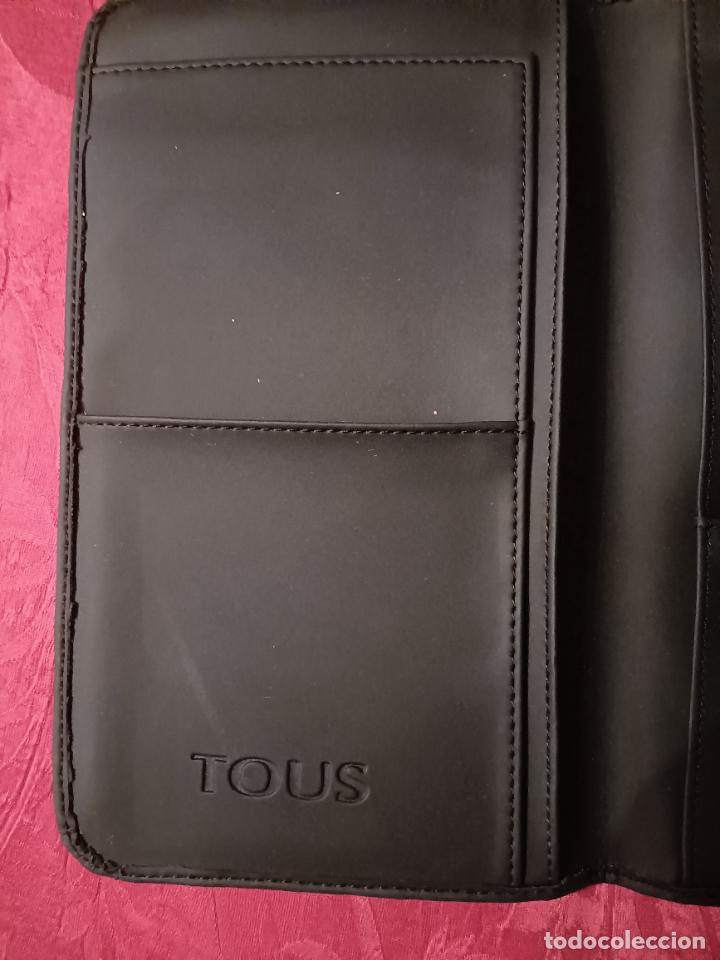 Vintage: Cartera de mano monedero negro vintage rectangular billetera TOUS - Foto 7