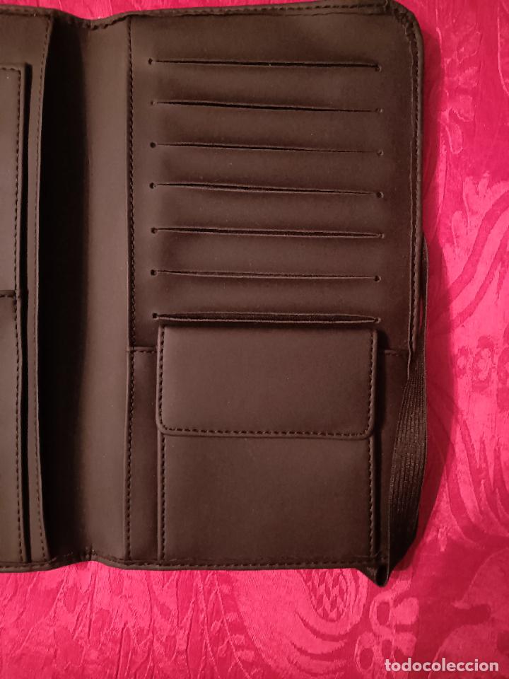 Vintage: Cartera de mano monedero negro vintage rectangular billetera TOUS - Foto 8