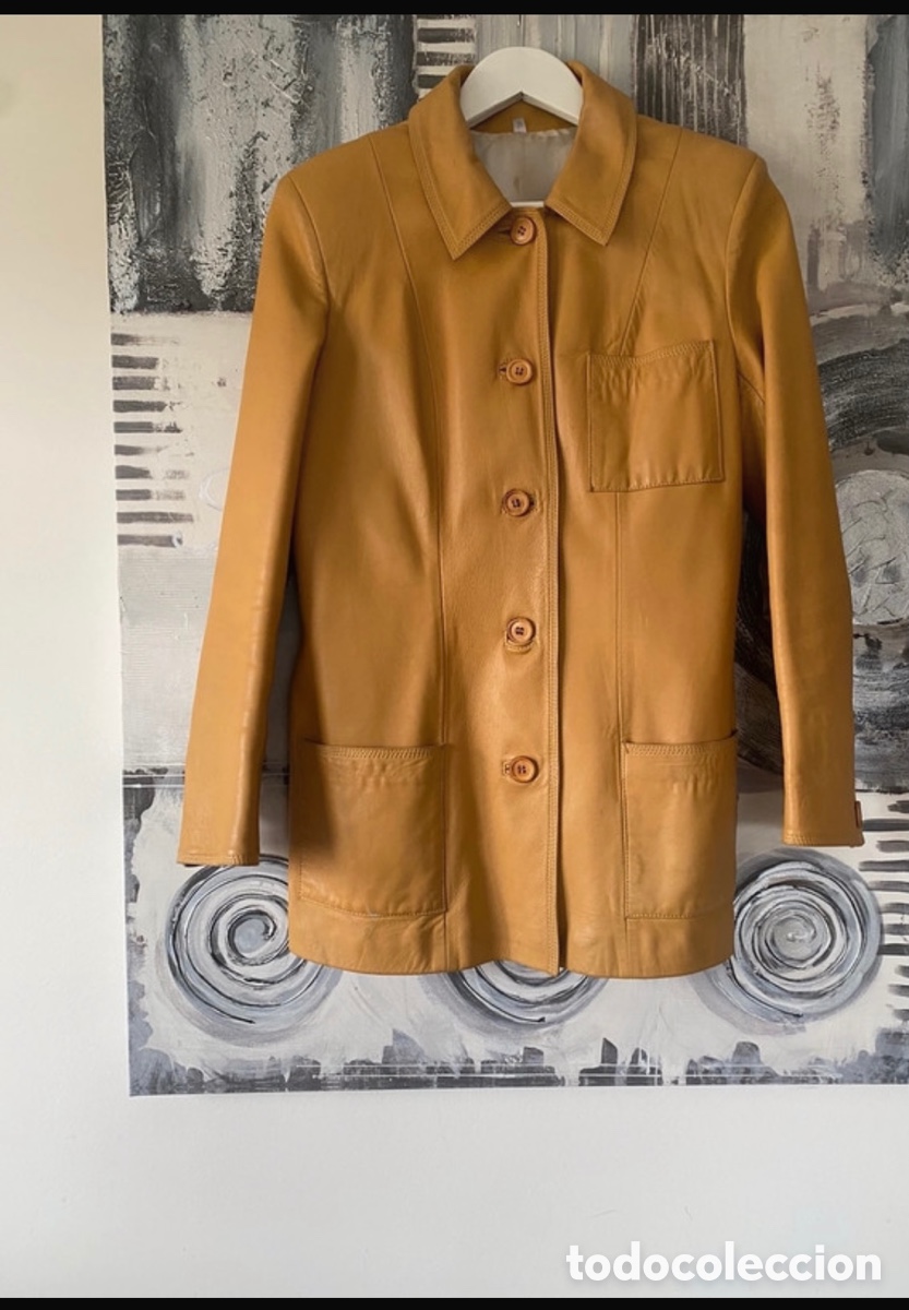 Vintage: Chaqueta de piel vintage - Foto 2