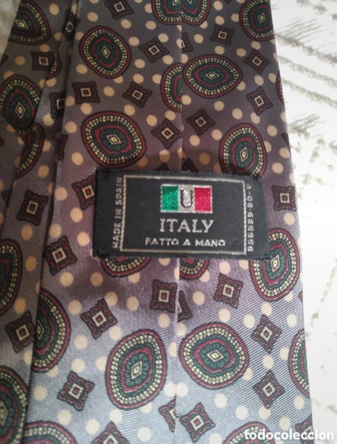 Vintage: Corbata haly Italia hecha a mano - Foto 2