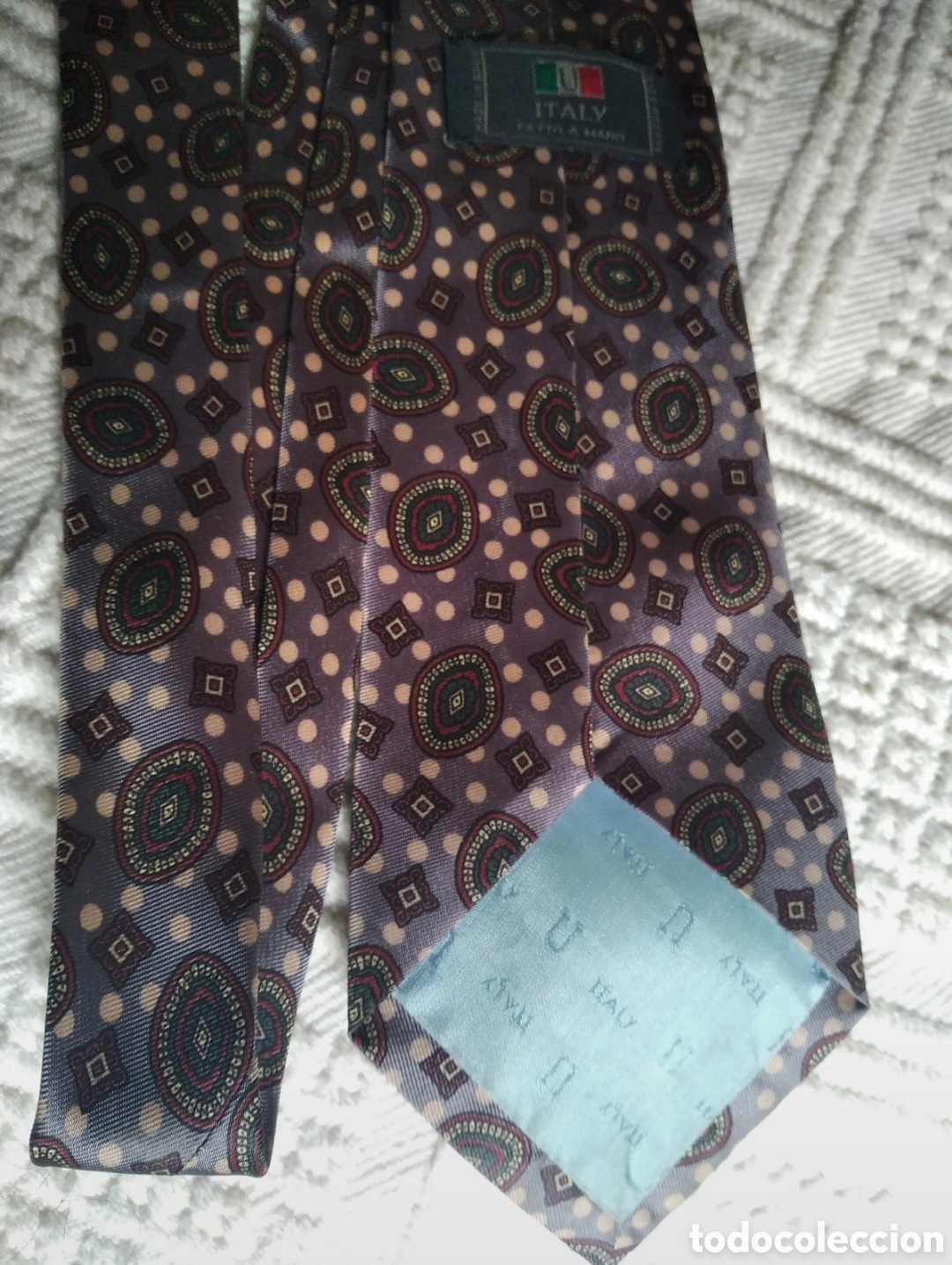 Vintage: Corbata haly Italia hecha a mano - Foto 3