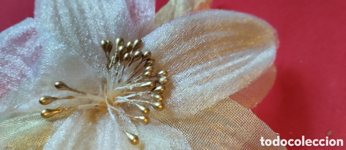 Vintage: ANTIGUO BROCHE FLOR VINTAGE - Foto 2