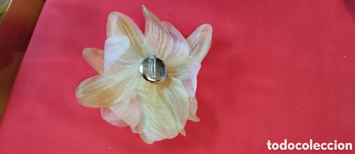Vintage: ANTIGUO BROCHE FLOR VINTAGE - Foto 4