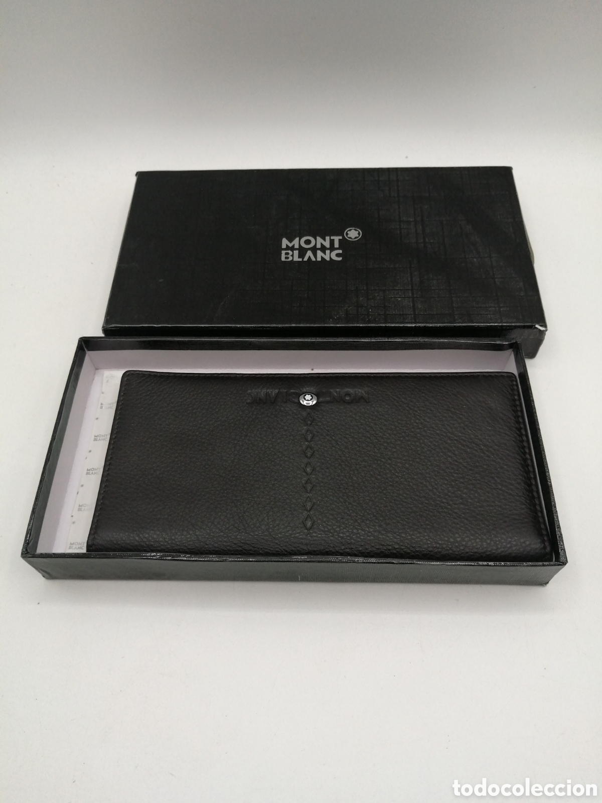 Vintage: Cartera Montblanc 810C. Platinum Leather Collection - Foto 2