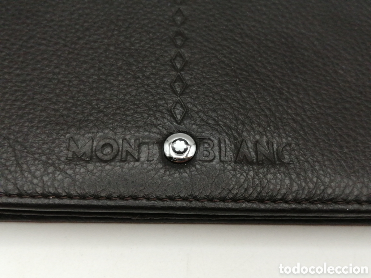 Vintage: Cartera Montblanc 810C. Platinum Leather Collection - Foto 8