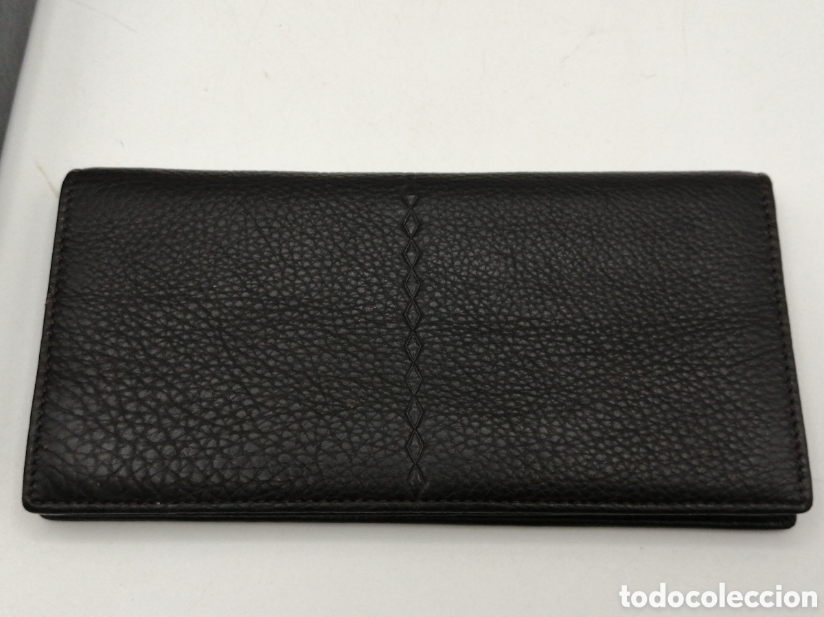 Vintage: Cartera Montblanc 810C. Platinum Leather Collection - Foto 9