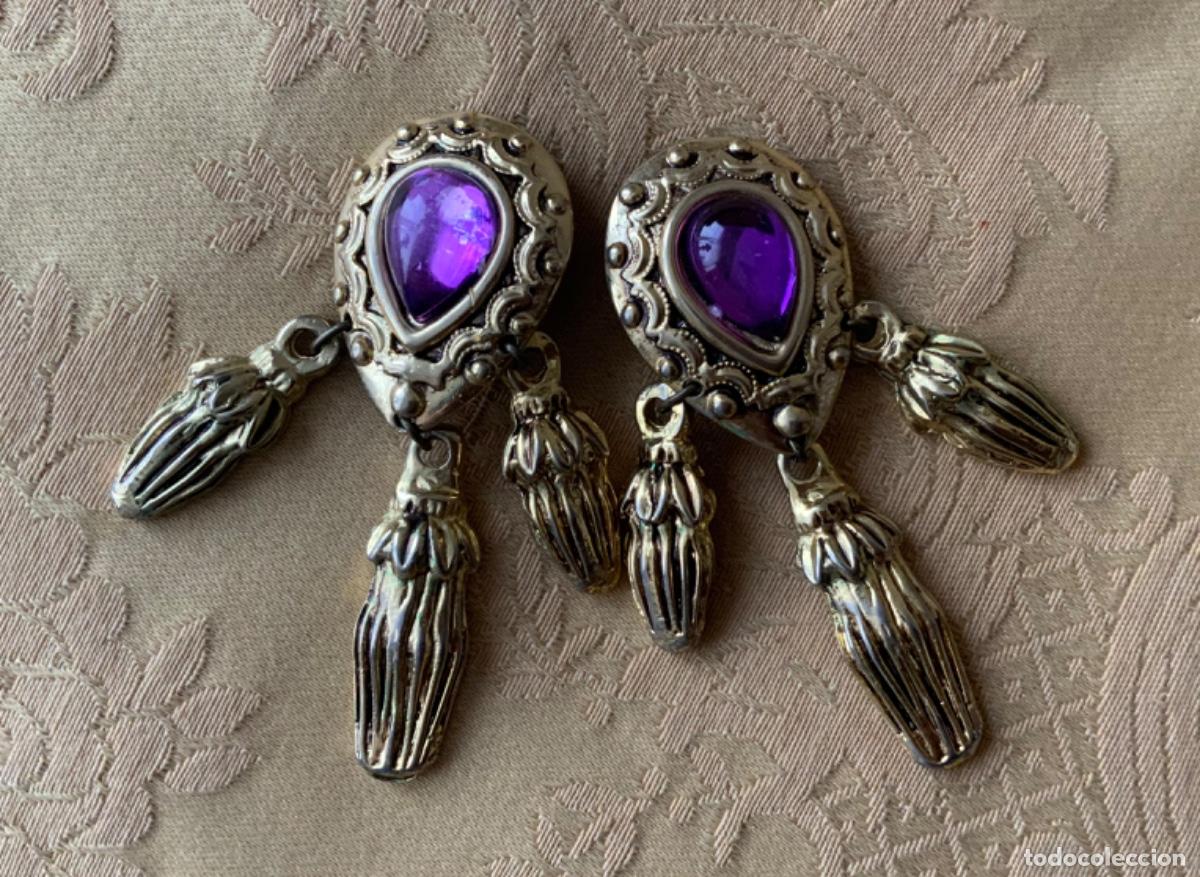 Vintage: PENDIENTES VINTAGE LARGOS - Foto 5