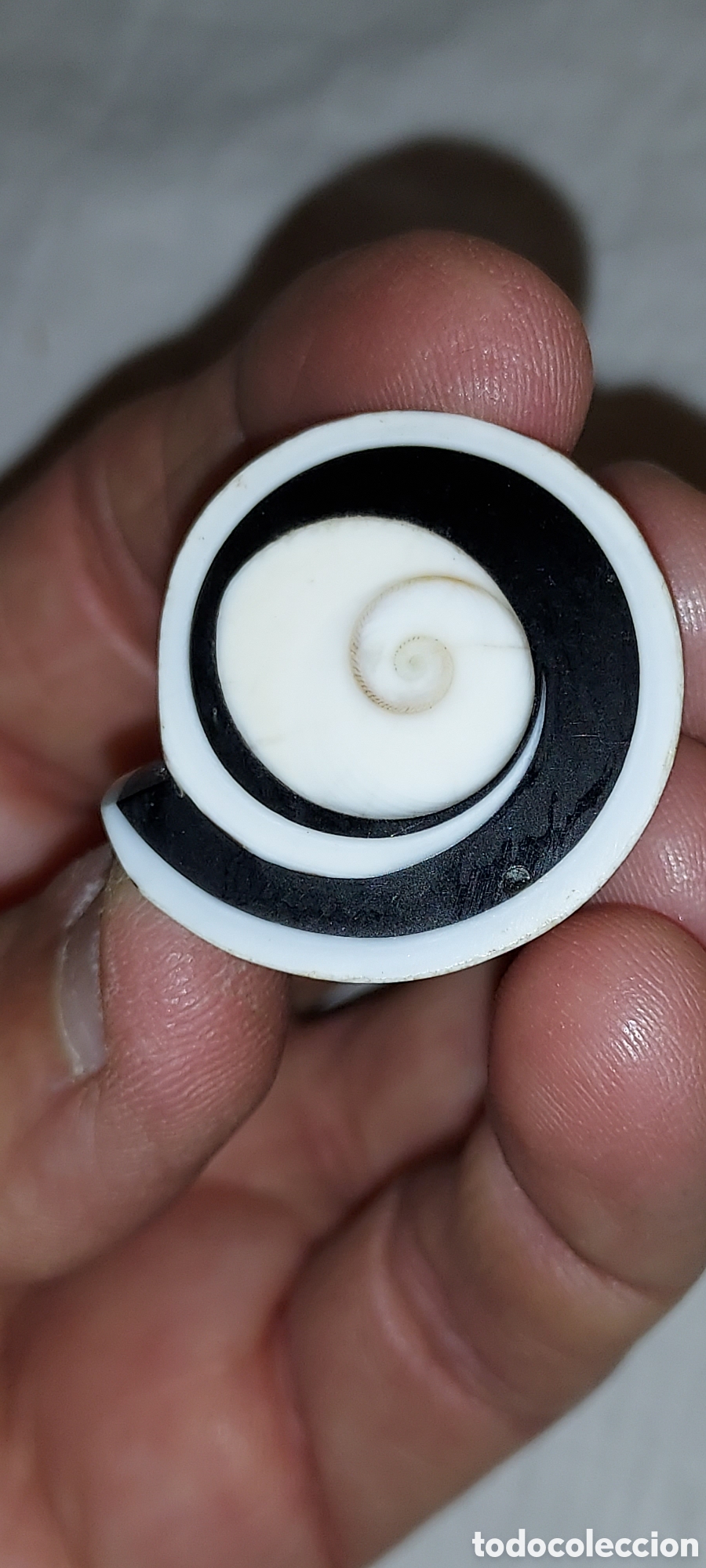 Vintage: ANILLO DE PIEDRA CON OJO DE SHIVA - Foto 3