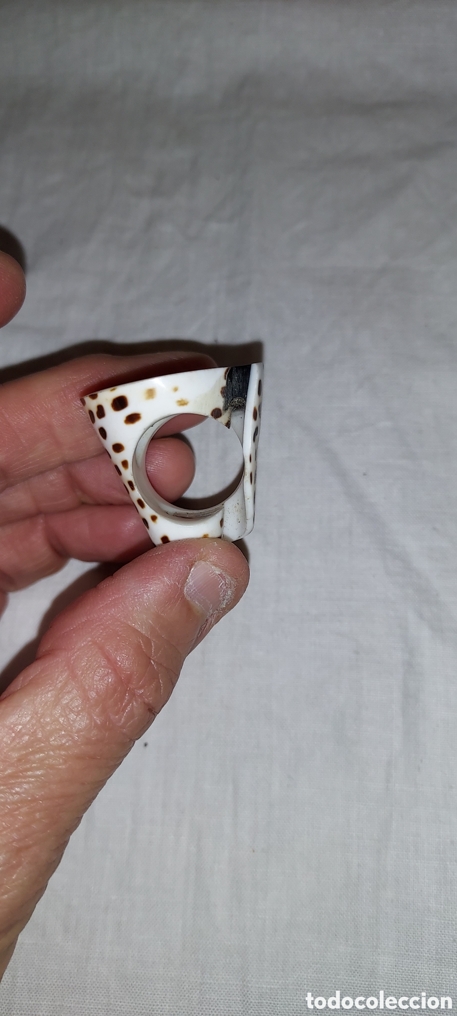 Vintage: ANILLO DE PIEDRA CON OJO DE SHIVA - Foto 7