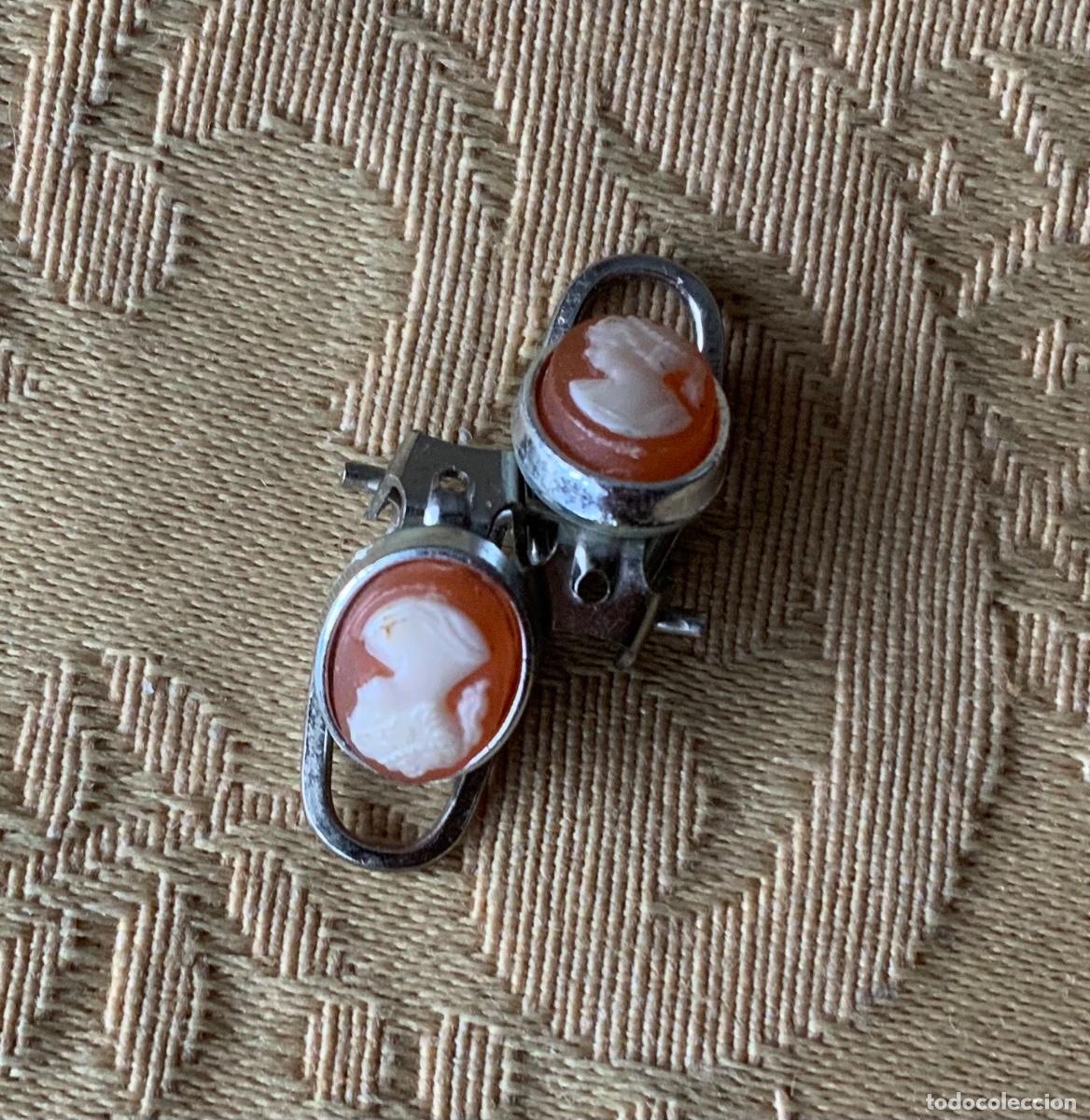 Vintage: PENDIENTES CAMAFEO MINIATURA - Foto 2