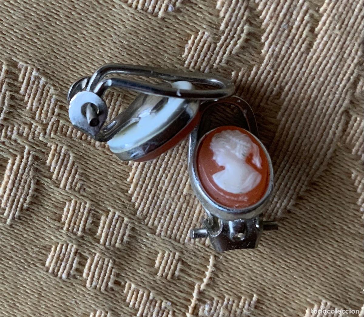 Vintage: PENDIENTES CAMAFEO MINIATURA - Foto 4
