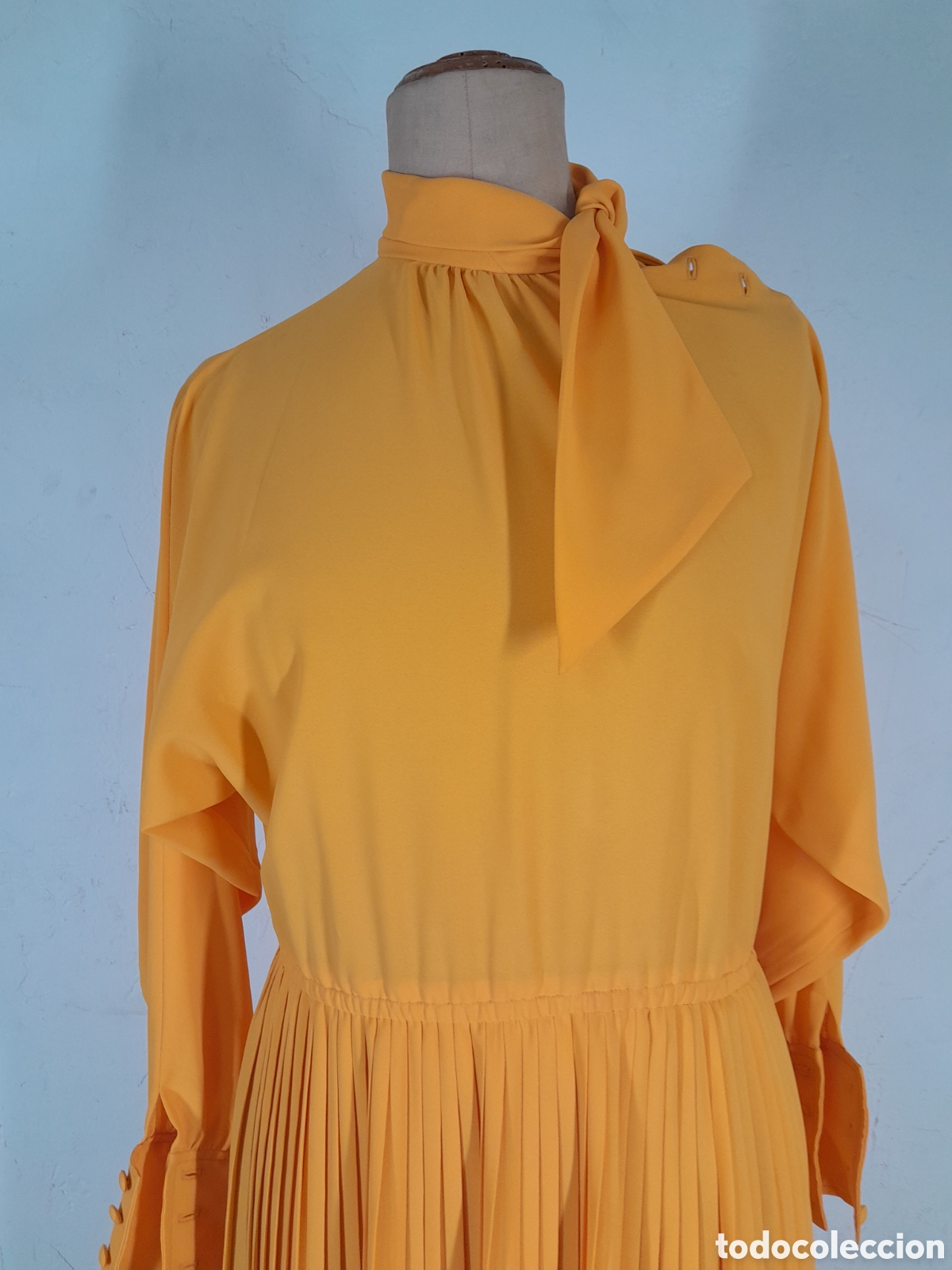 Vintage: VESTIDO AMARILLO DE MUJER - Foto 6