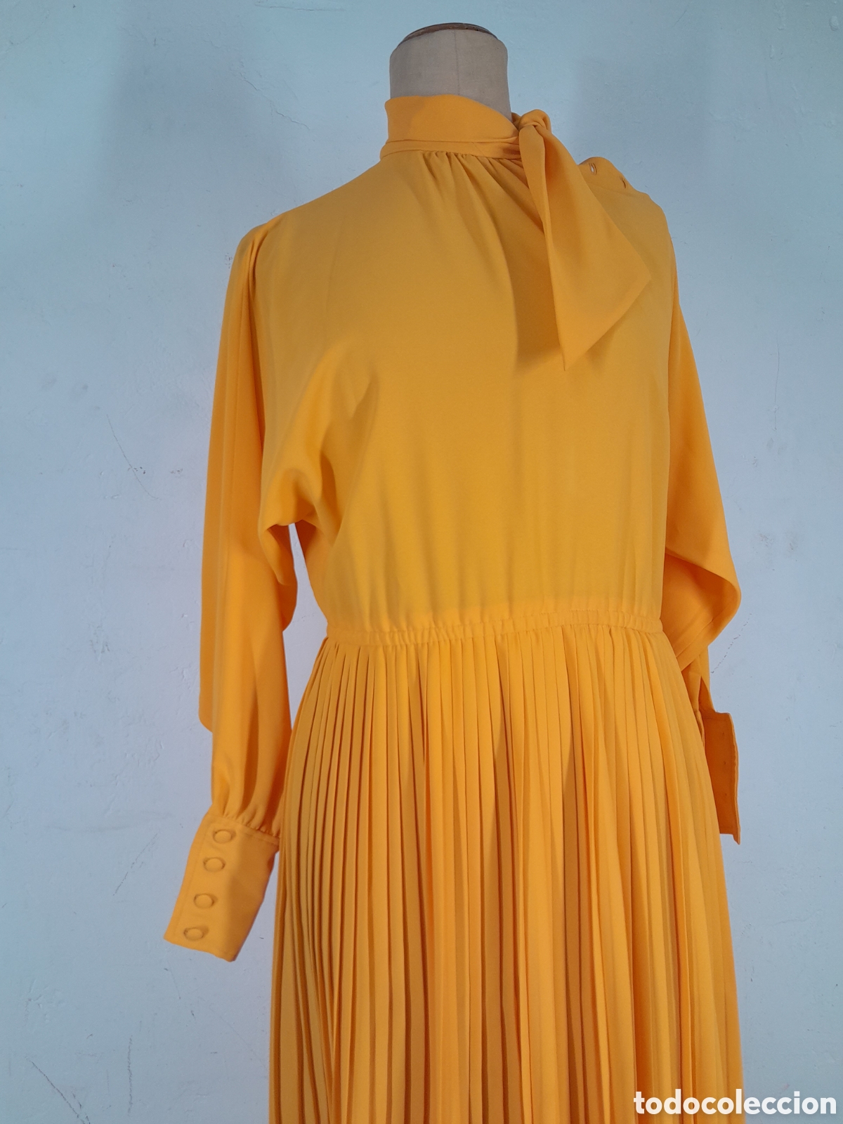 Vintage: VESTIDO AMARILLO DE MUJER - Foto 8