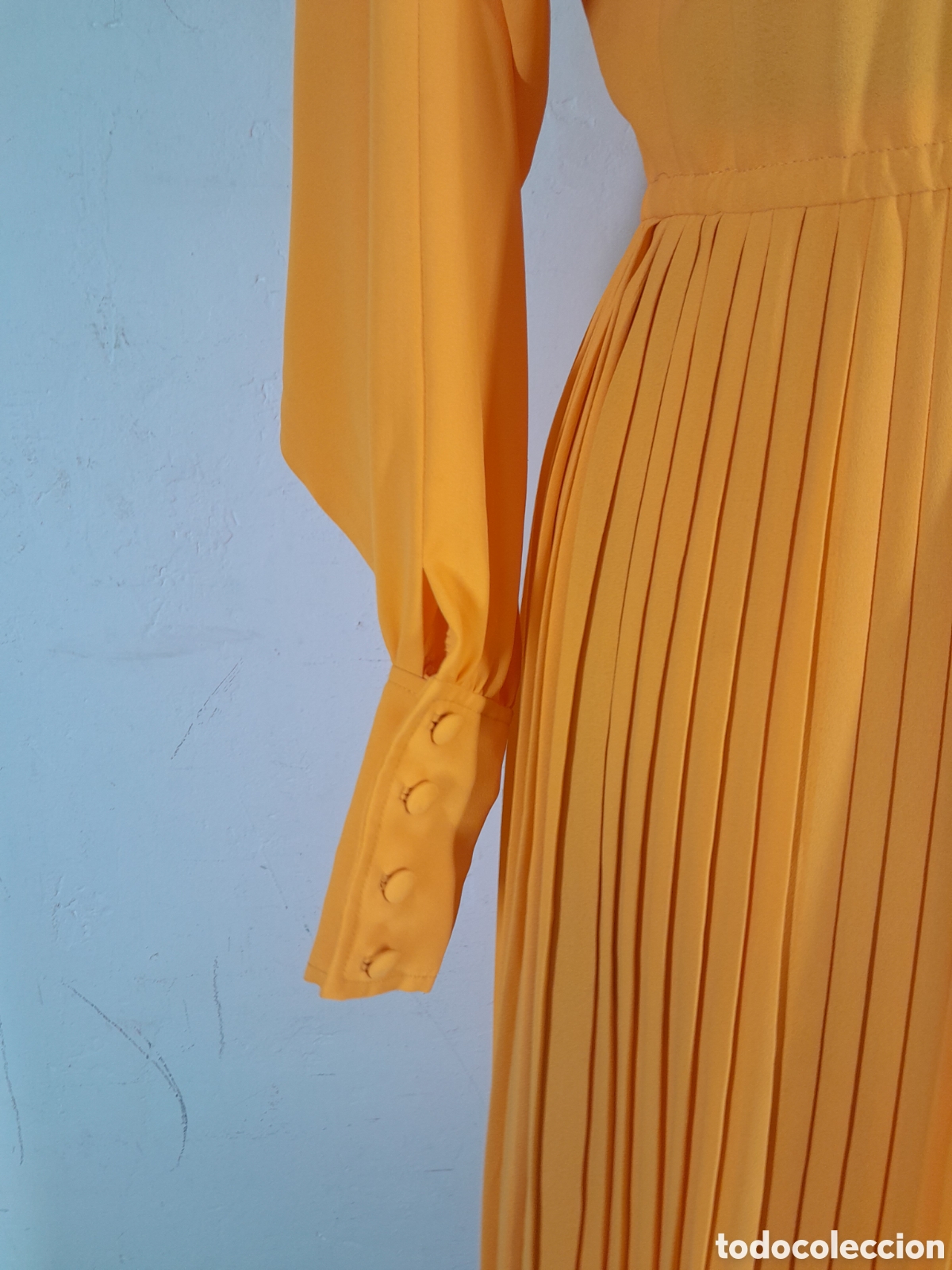 Vintage: VESTIDO AMARILLO DE MUJER - Foto 9