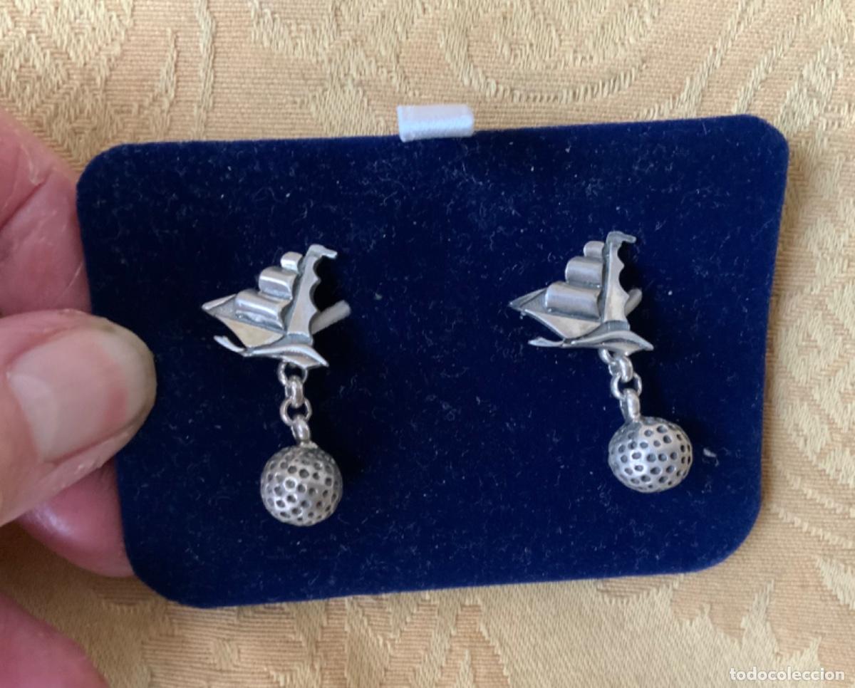 Vintage: ANTIGUOS GEMELOS DE PLATA - Foto 3