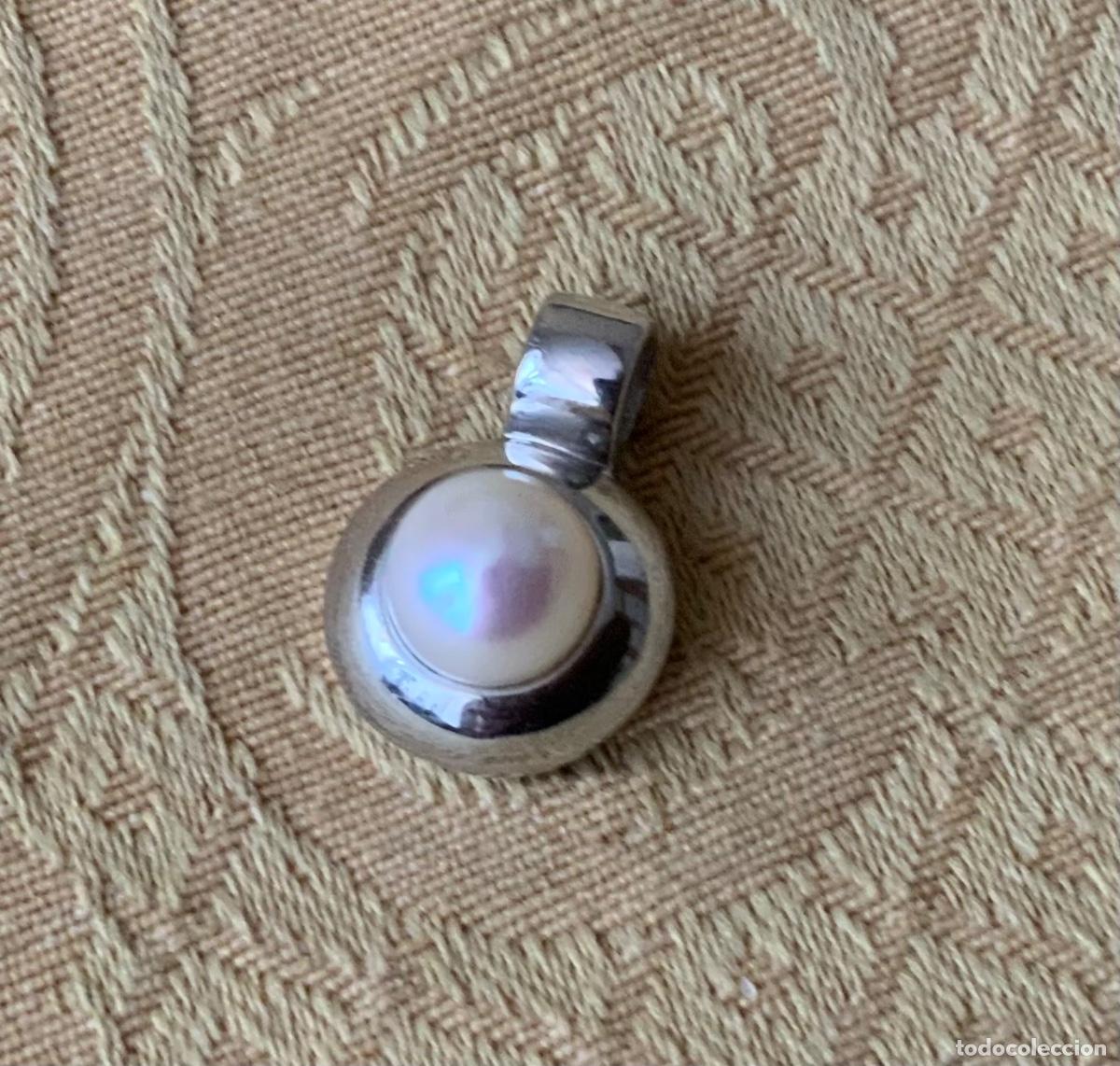 Vintage: COLGANTE DE PLATA Y PERLA NATURAL - Foto 10