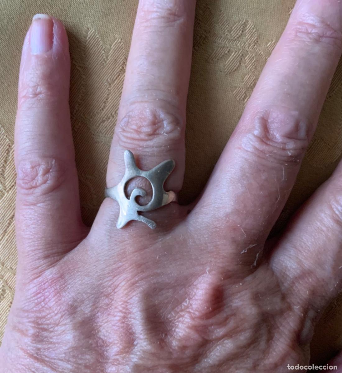 Vintage: ANILLO DE PLATA SOL - Foto 2