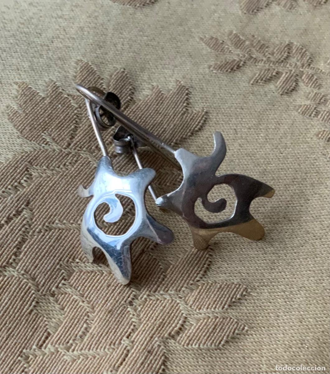 Vintage: PENDIENTES DE PLATA SOL - Foto 1