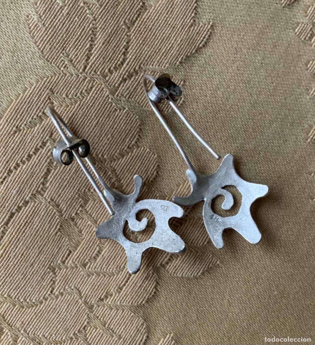 Vintage: PENDIENTES DE PLATA SOL - Foto 6