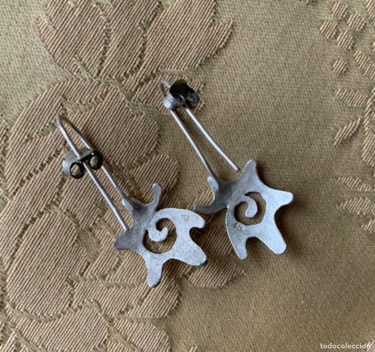 Vintage: PENDIENTES DE PLATA SOL - Foto 7